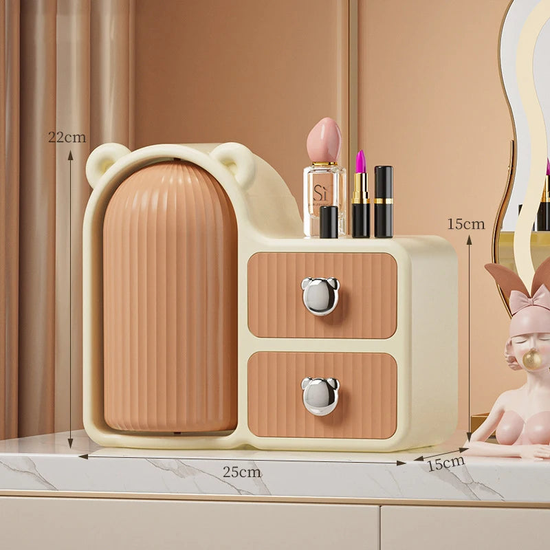 360° rotating makeup brush holder, view 4 - MRSLM