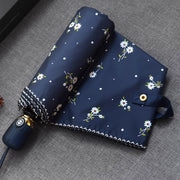 floral folding umbrella, view 5 - MRSLM
