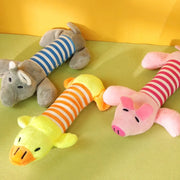 Squeaky plush animal toys for puppies, view 5 - MRSLM