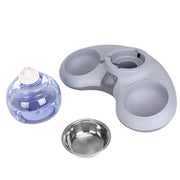 Automatic water dispenser and double cat bowl set, view 8 - MRSLM