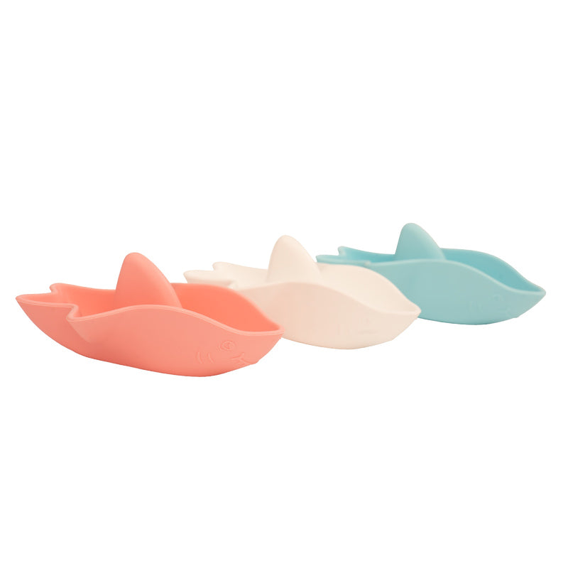 baby bath toys shark set, view 4 - MRSLM