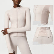 women's quick-dry long sleeve fitted top, view 2 - MRSLM