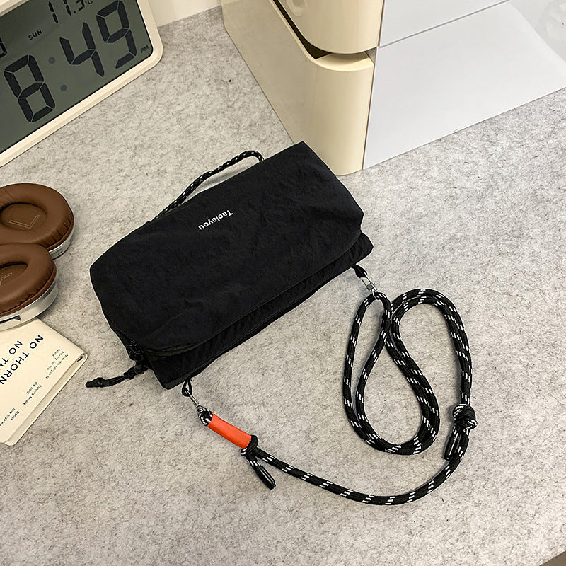 nylon crossbody phone bag, view 3 - MRSLM