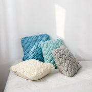 handmade cotton knot throw pillow, view 11 - MRSLM