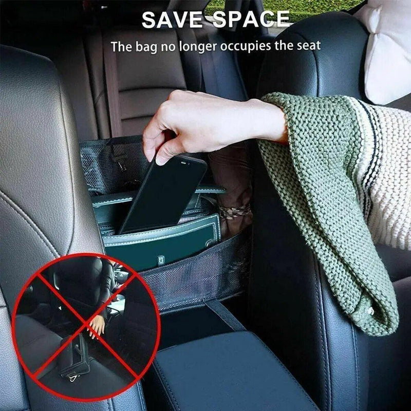 car seat mesh organizer with pet barrier, view 7 - MRSLM