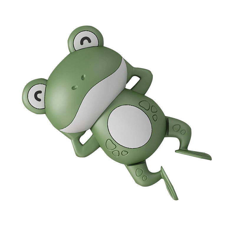 Cute frog clockwork baby bath toy, view 3 - MRSLM