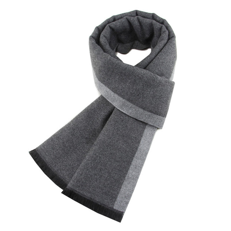 men's plaid scarf, view 4 - MRSLM