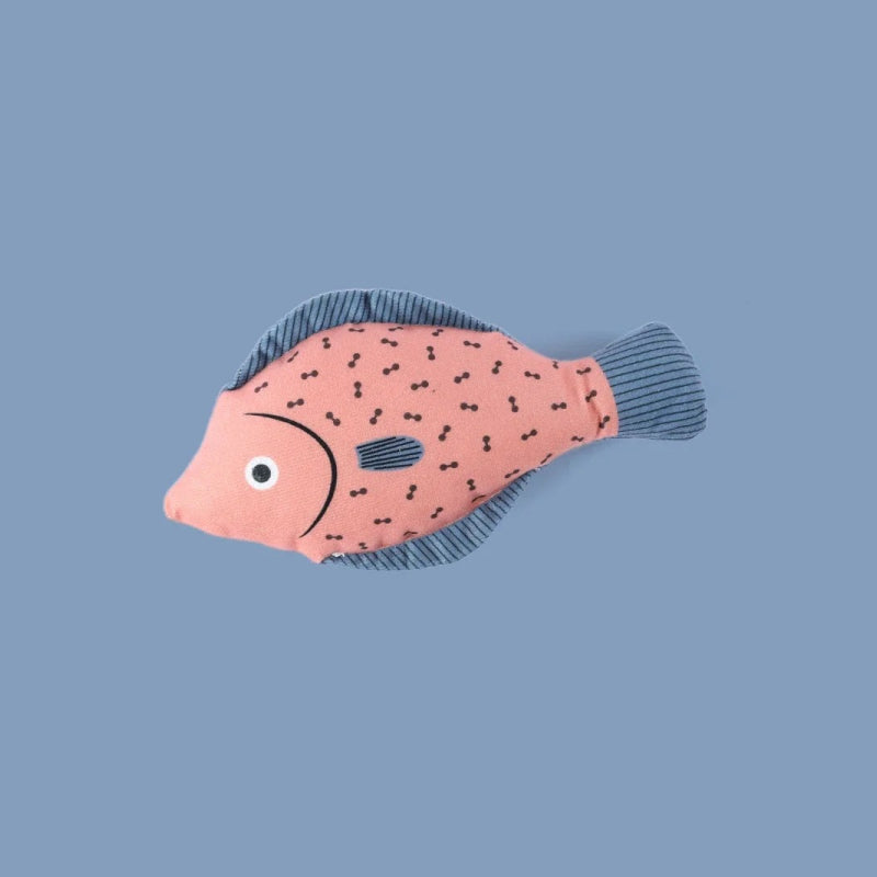 Plush catnip fish toy for cats, view 10 - MRSLM