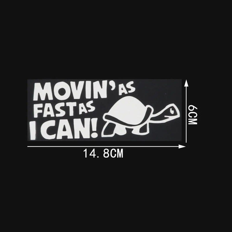 reflective animal car decal, view 2 - MRSLM