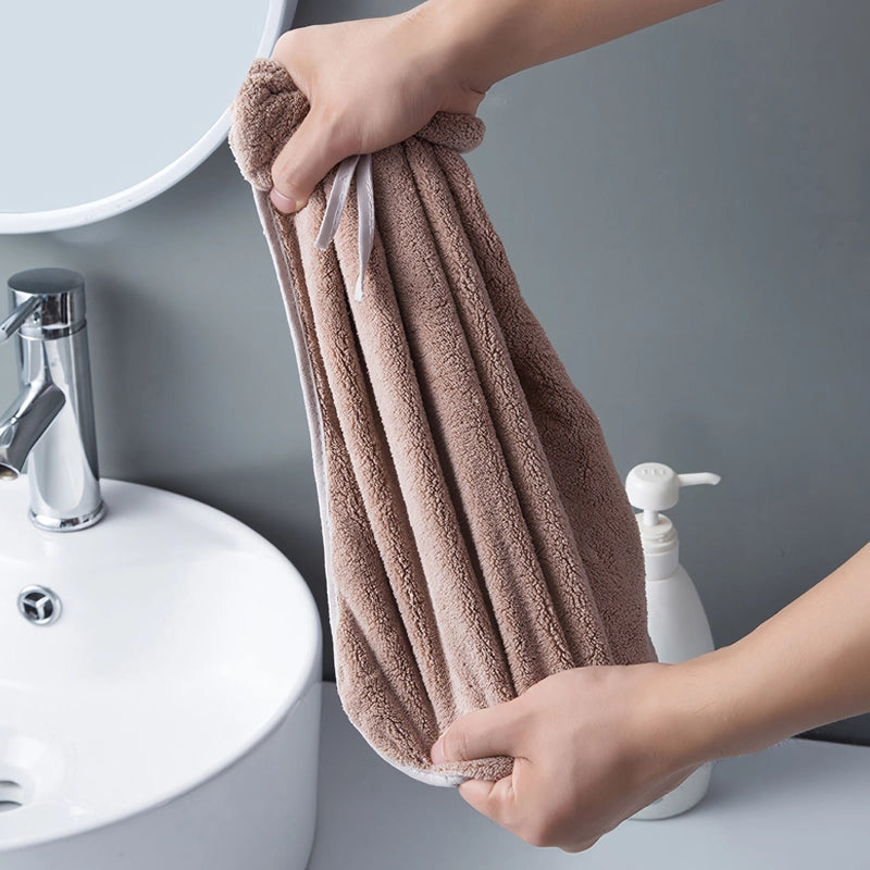 bowknot coral velvet hand towel, view 14 - MRSLM