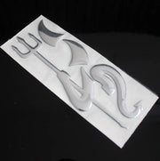 3D little devil horns car sticker, view 5 - MRSLM