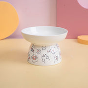 cartoon ceramic cat bowl, view 5 - MRSLM