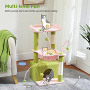 multi-level indoor cat tree, view 5 - MRSLM