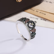 925 silver crown ring, view 3 - MRSLM