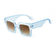 retro square frame cat eye sunglasses, view 3 - MRSLM