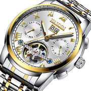 men's luminous hollow automatic mechanical watch, view 9 - MRSLM