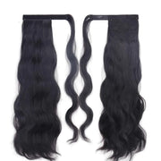 blonde wavy clip-in ponytail extension, view 16 - MRSLM