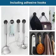 adhesive razor and towel holder set, view 5 - MRSLM