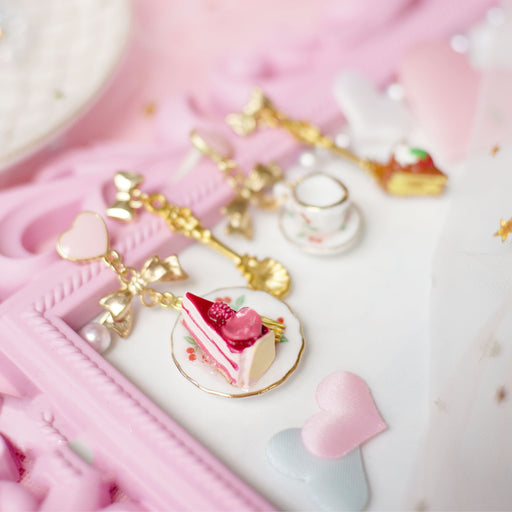 berry cake ceramic ear clip - MRSLM