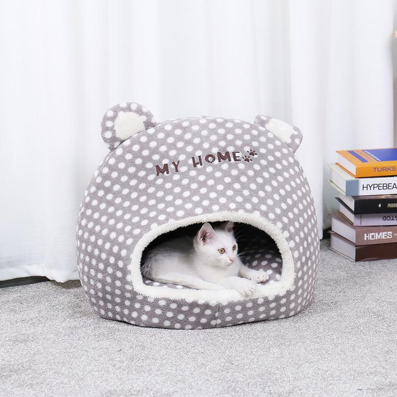 cozy cat bed, view 4 - MRSLM