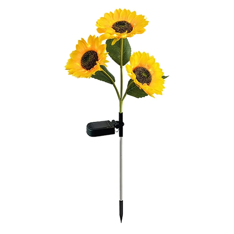 solar sunflower lights, view 3 - MRSLM