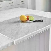 clear acrylic cutting board with lip, view 3 - MRSLM