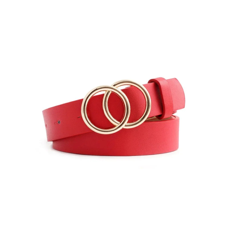 minimalist alloy buckle belt, view 3 - MRSLM