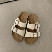 women's suede flip-flops, view 8 - MRSLM