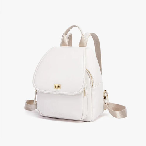 cream leather backpack - MRSLM