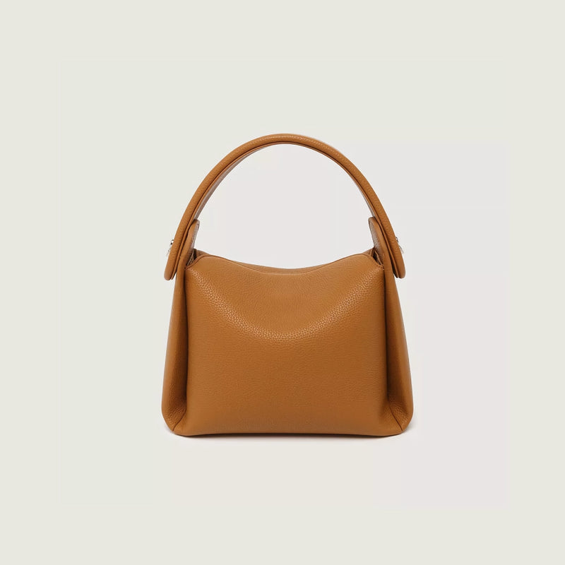 soft leather travel tote, view 4 - MRSLM