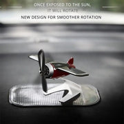 solar airplane car air freshener, view 4 - MRSLM