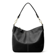 large capacity cowhide leather tote bag, view 2 - MRSLM
