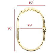 gold shower curtain rings, view 5 - MRSLM