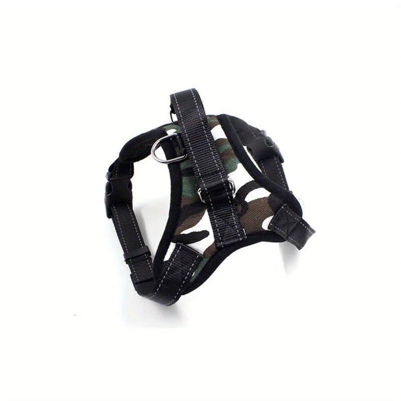 adjustable reflective dog harness vest, view 4 - MRSLM