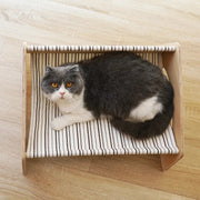 solid wood cat hammock, view 6 - MRSLM