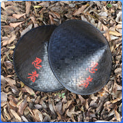 Retro black bamboo fisherman hat, view 4 - MRSLM