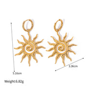 Sunflower pendant necklace, view 2 - MRSLM