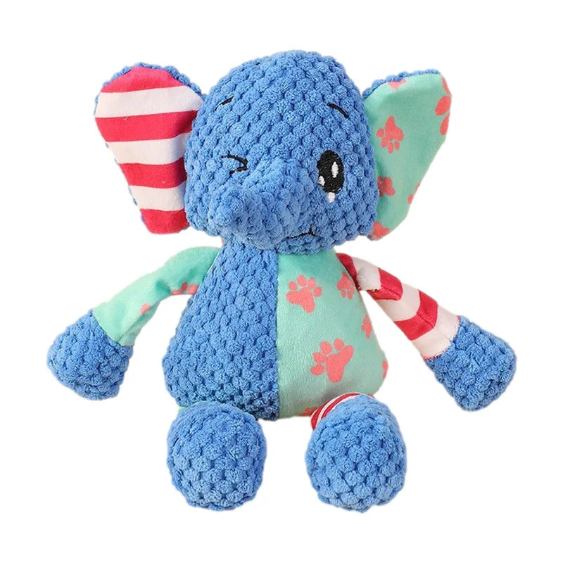 Plush squeaky dog toy, view 4 - MRSLM