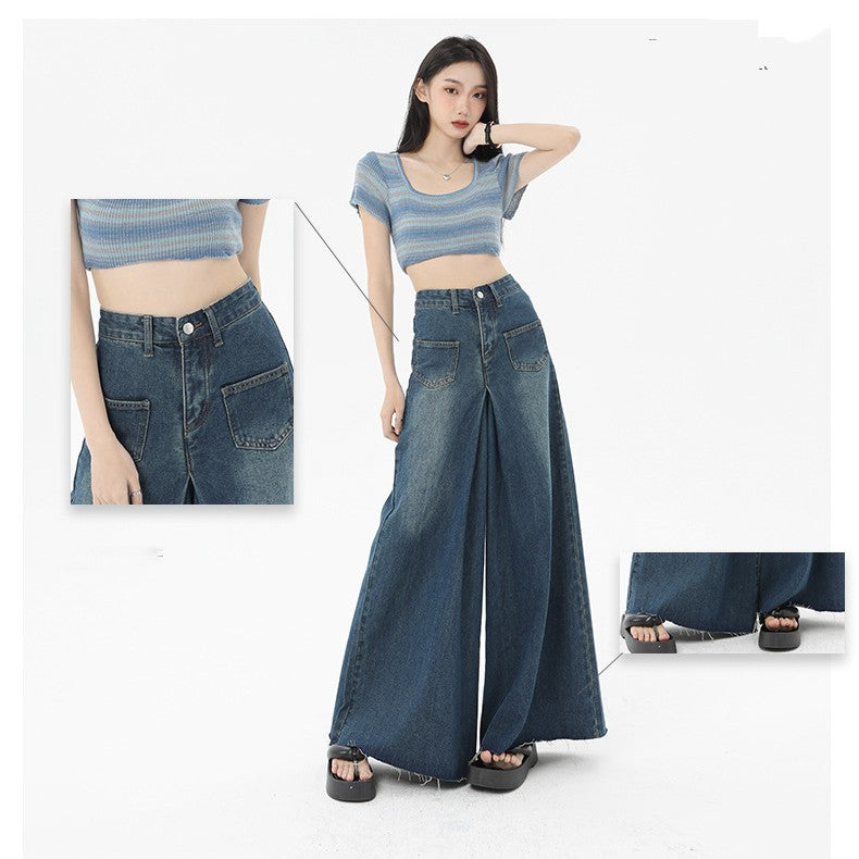 high waist slim straight pocket jeans, view 3 - MRSLM