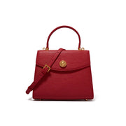 retro split leather shoulder handbag, view 3 - MRSLM