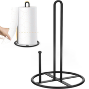 black stainless steel paper towel holder, view 2 - MRSLM
