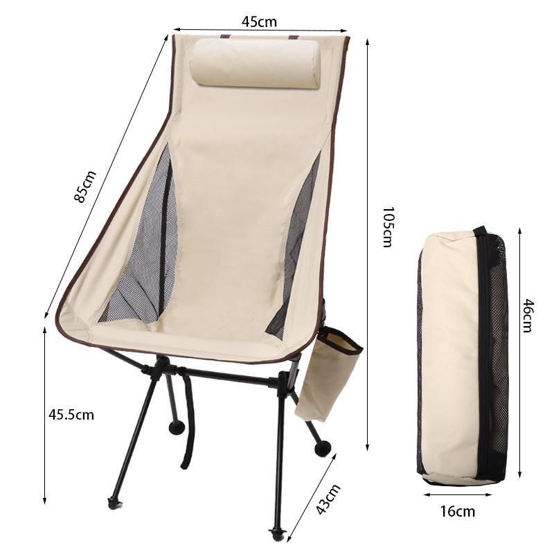 outdoor folding chair, view 2 - MRSLM