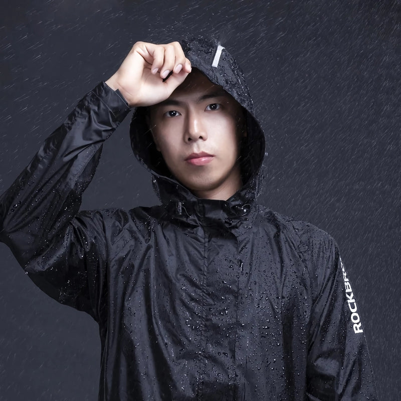 men's waterproof hooded cycling jacket, view 2 - MRSLM