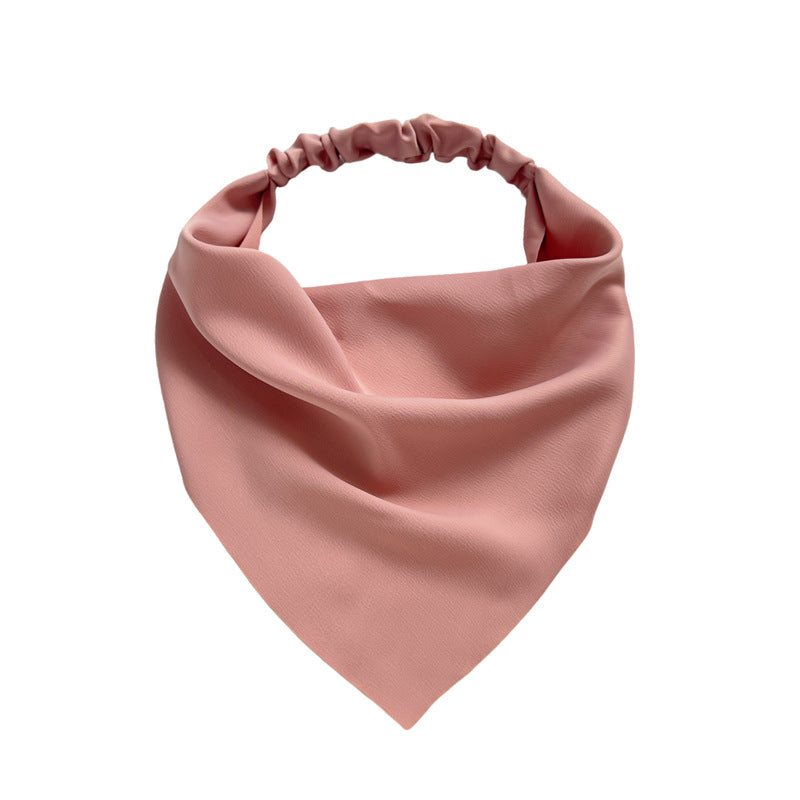 satin triangle hair scarf, view 12 - MRSLM