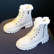 Fleece-lined high-top boots, view 3 - MRSLM
