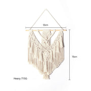 bohemian hand-woven wall tassel, view 6 - MRSLM