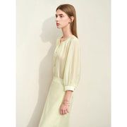 summer chiffon blouse for women, view 4 - MRSLM