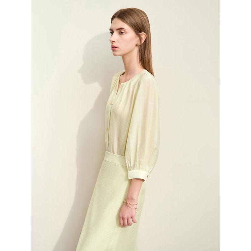 summer chiffon blouse for women, view 4 - MRSLM