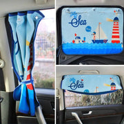 cartoon rear window sunshade, view 6 - MRSLM