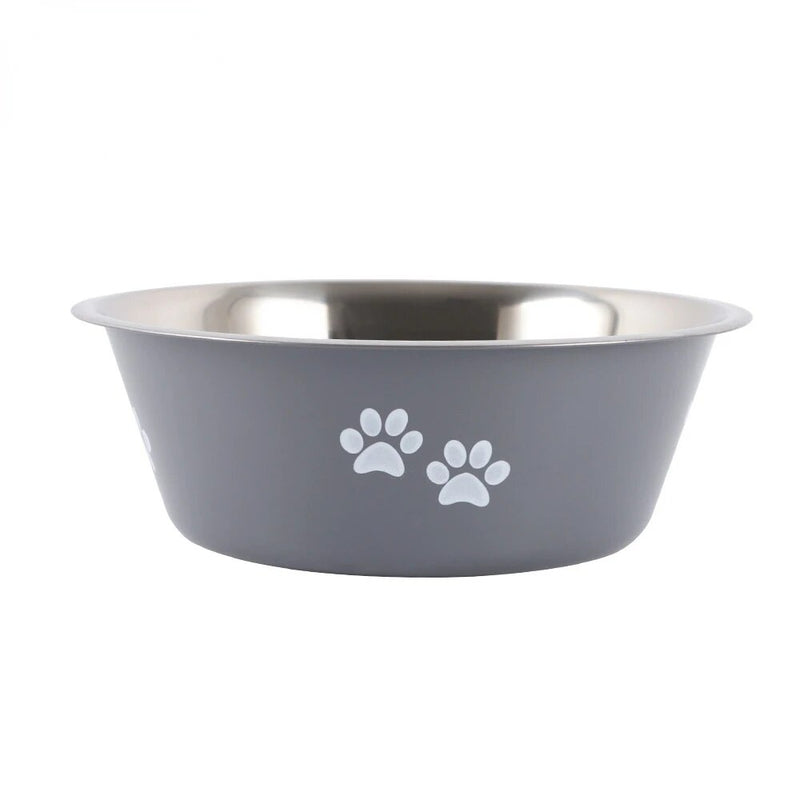 stainless steel non-slip dog bowl, view 2 - MRSLM